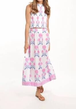 NEW BINDU brigitte top in cotton candy